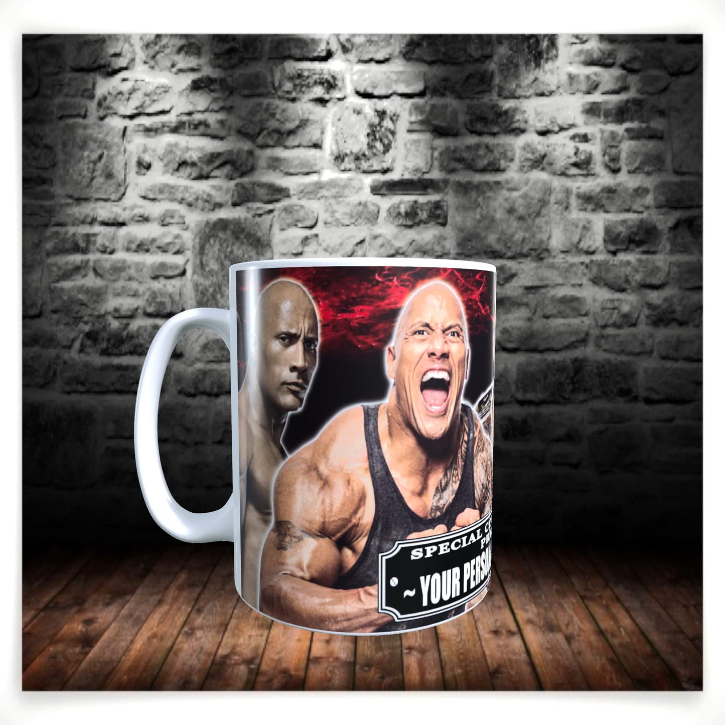 Dwayne Johnson Celebrity Icon Personalised Mug Gift