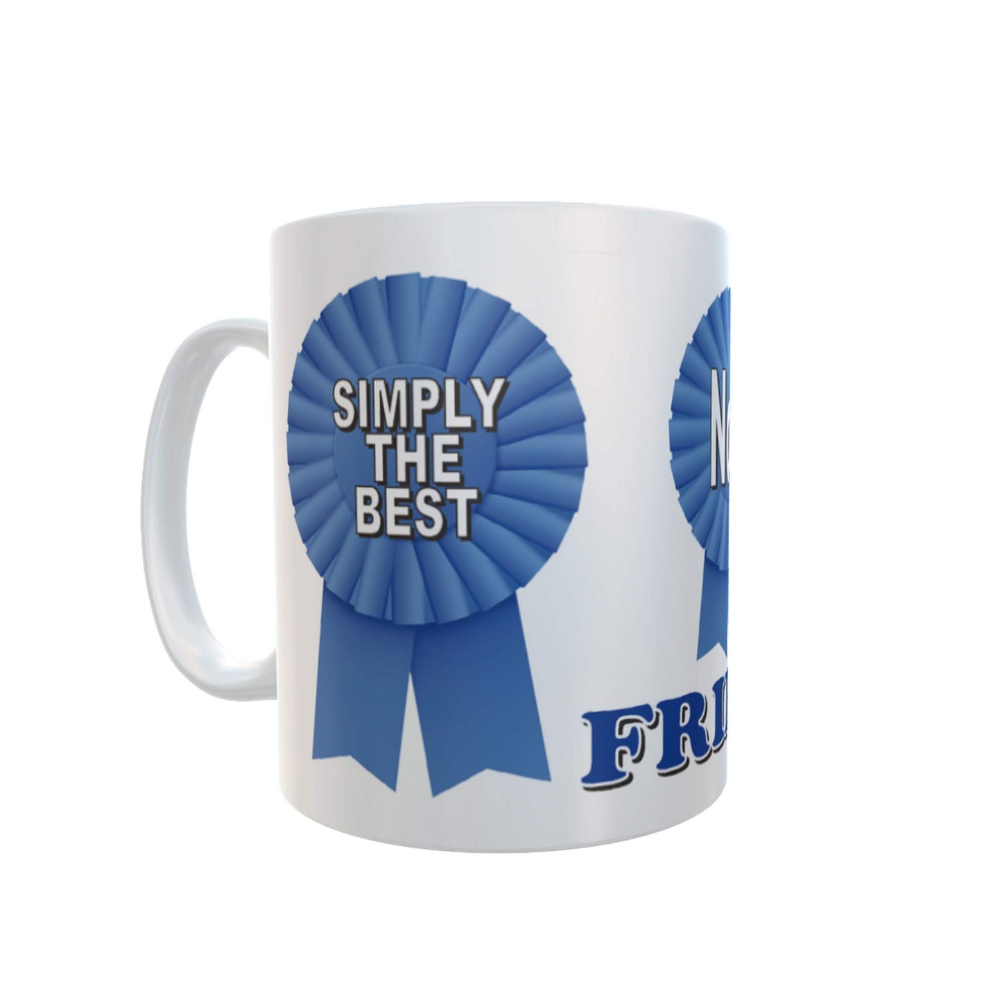 Simply The Best Friend Ceramic Rosette Gift Mug