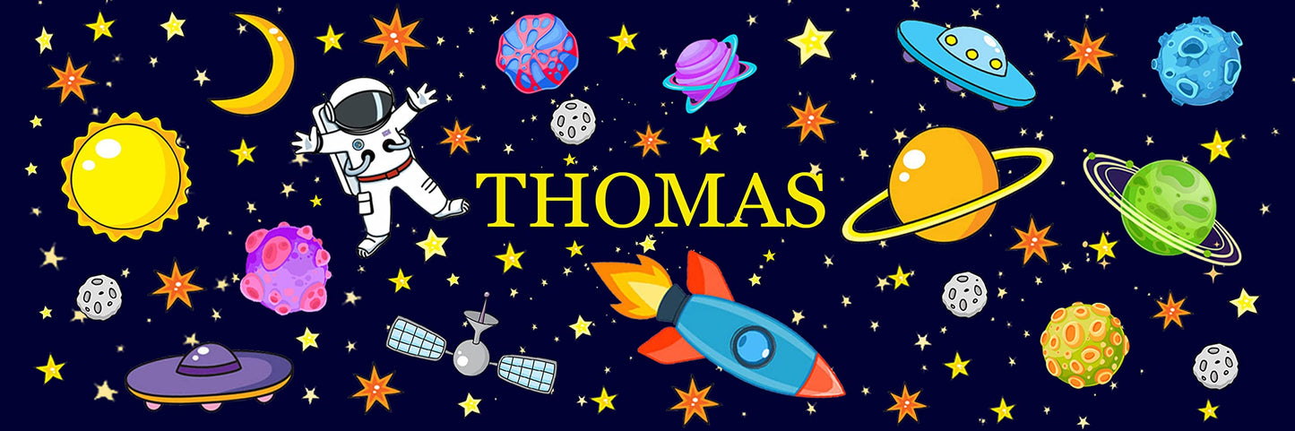 Junior Fun Space Themed Personalised Money Box Gift