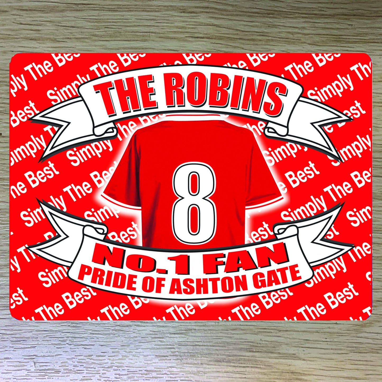 Bristol City The Robins Football Team Shirt Travel Passport Holder Case Gift Present