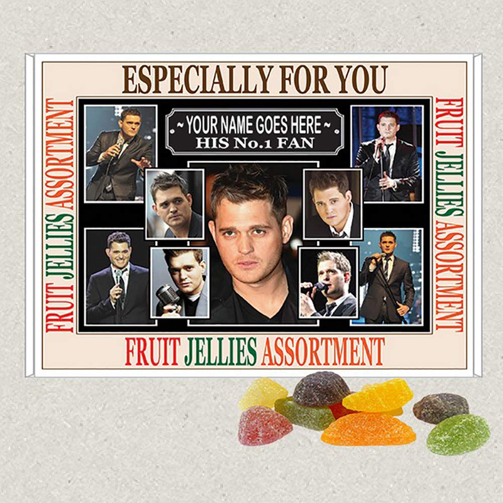 Michael Buble Personalised Icon Gift Boxed Sweets