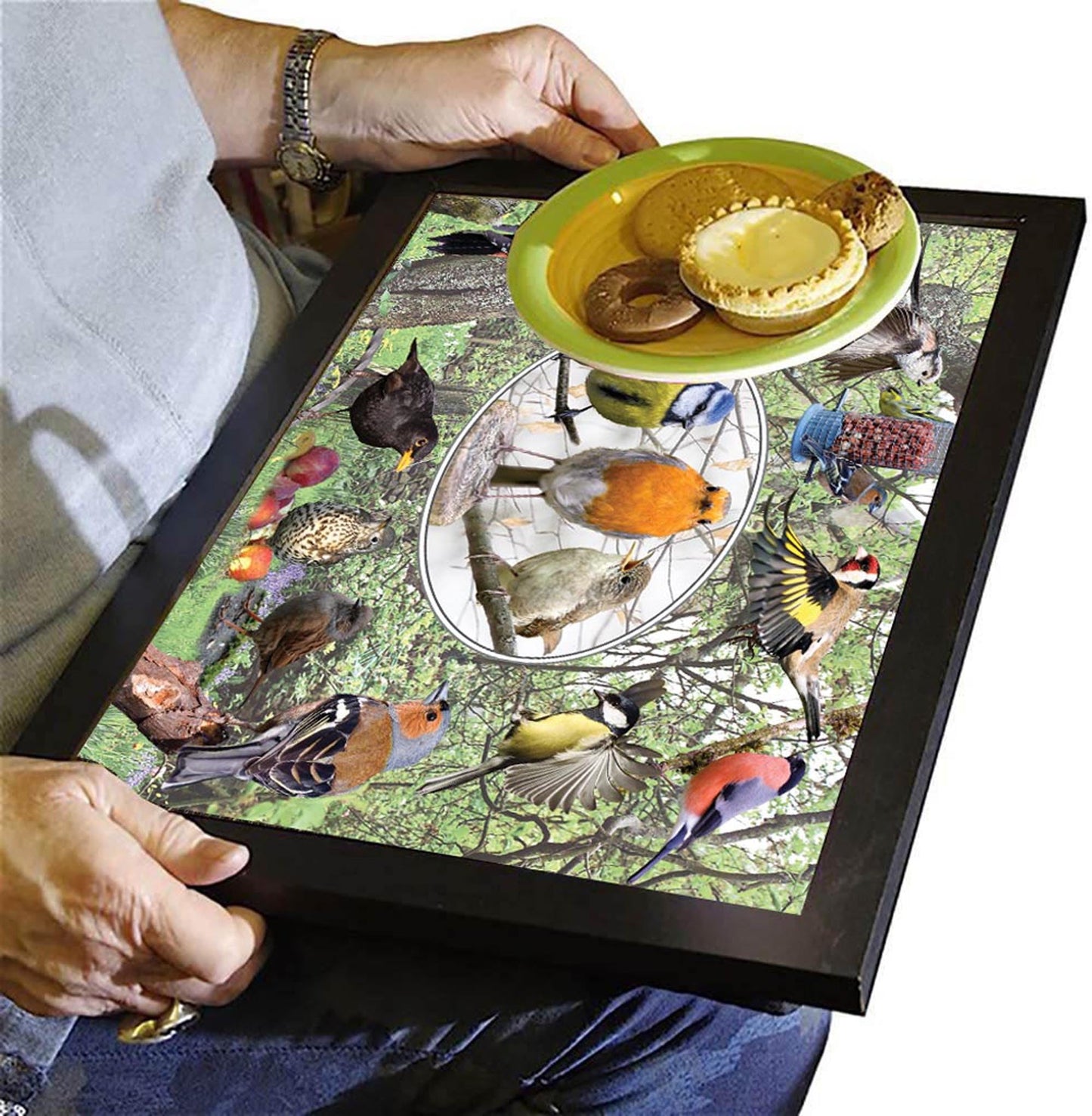 British Garden Birds Nature Lap Tray & Mug Gift Set, DIV001LTP