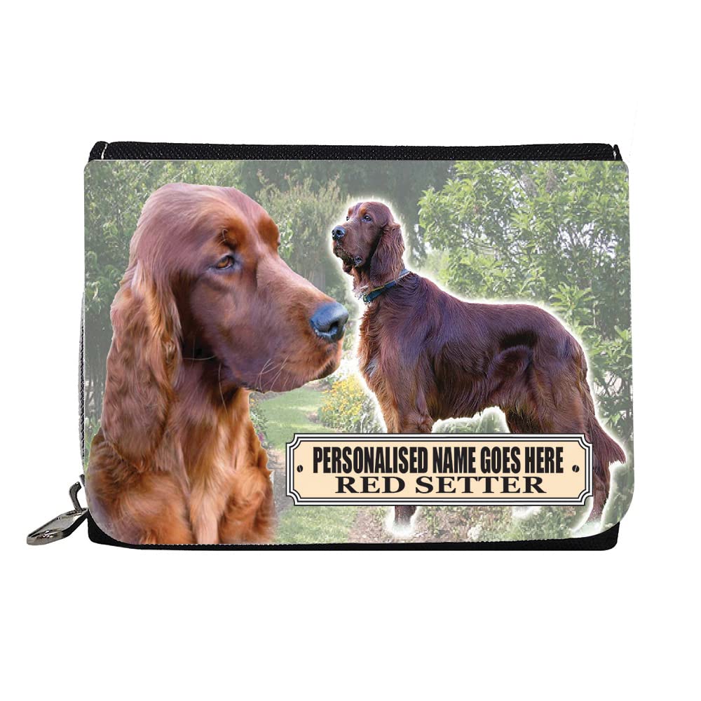 Red Setter Personalised Dog Breed Gift Purse