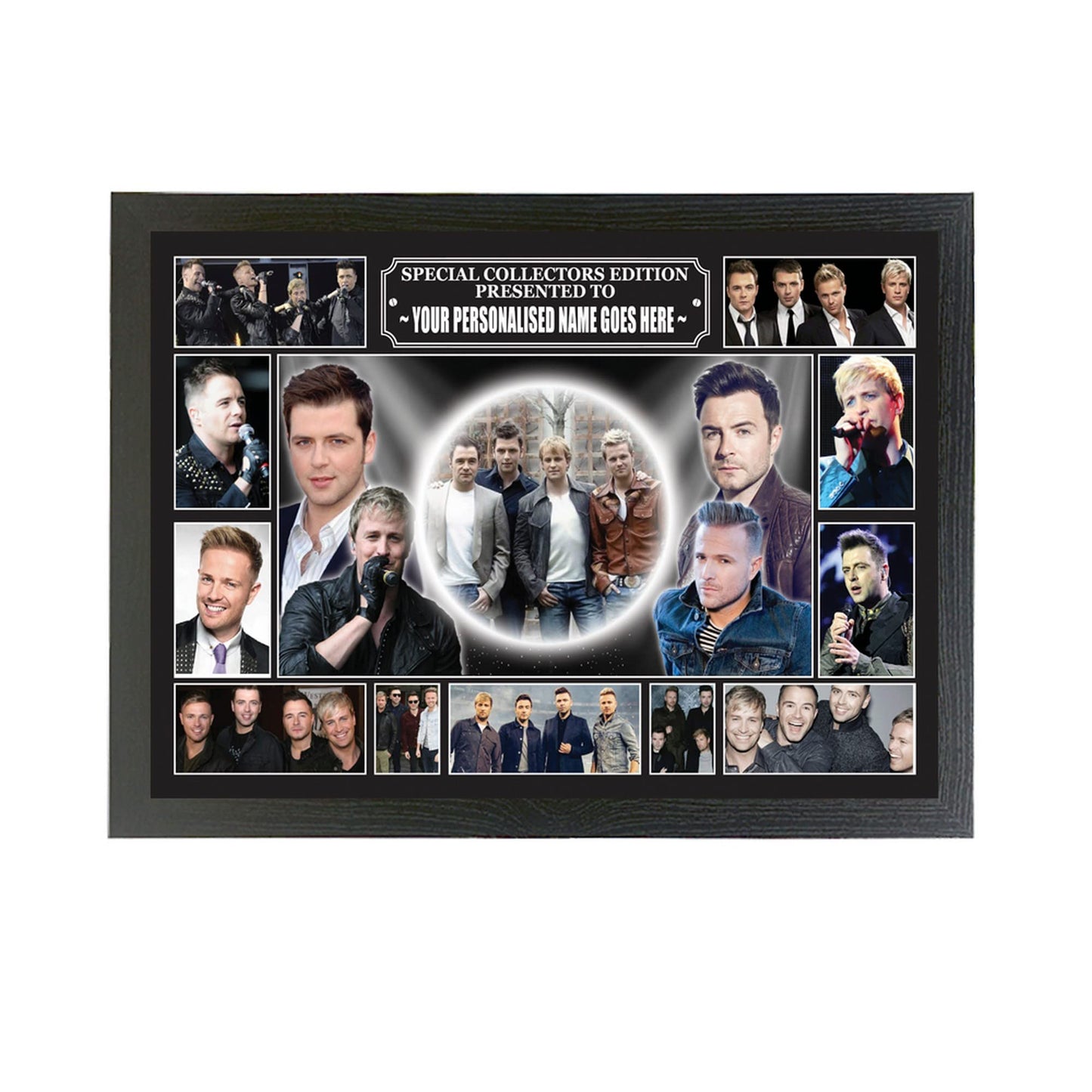 West 'Irish Boy Band' Life Music Icon Personalised Framed Wall Hanging Picture Gift