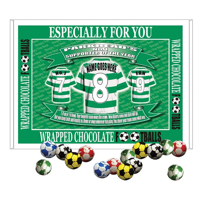 The Celts Football Shirt Personalised Gift Boxed Sweets