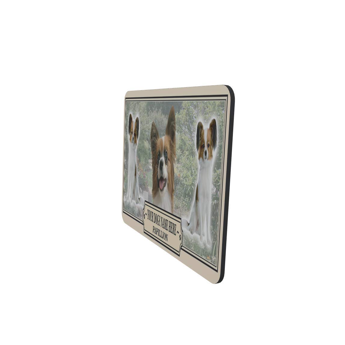Papillon Personalised Dog Breed Mouse Mat Gift