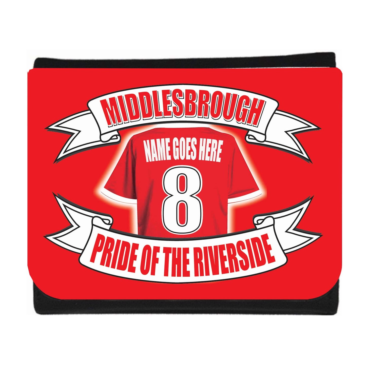 Middlesbrough Football Shirt Money Personalised Wallet Gift