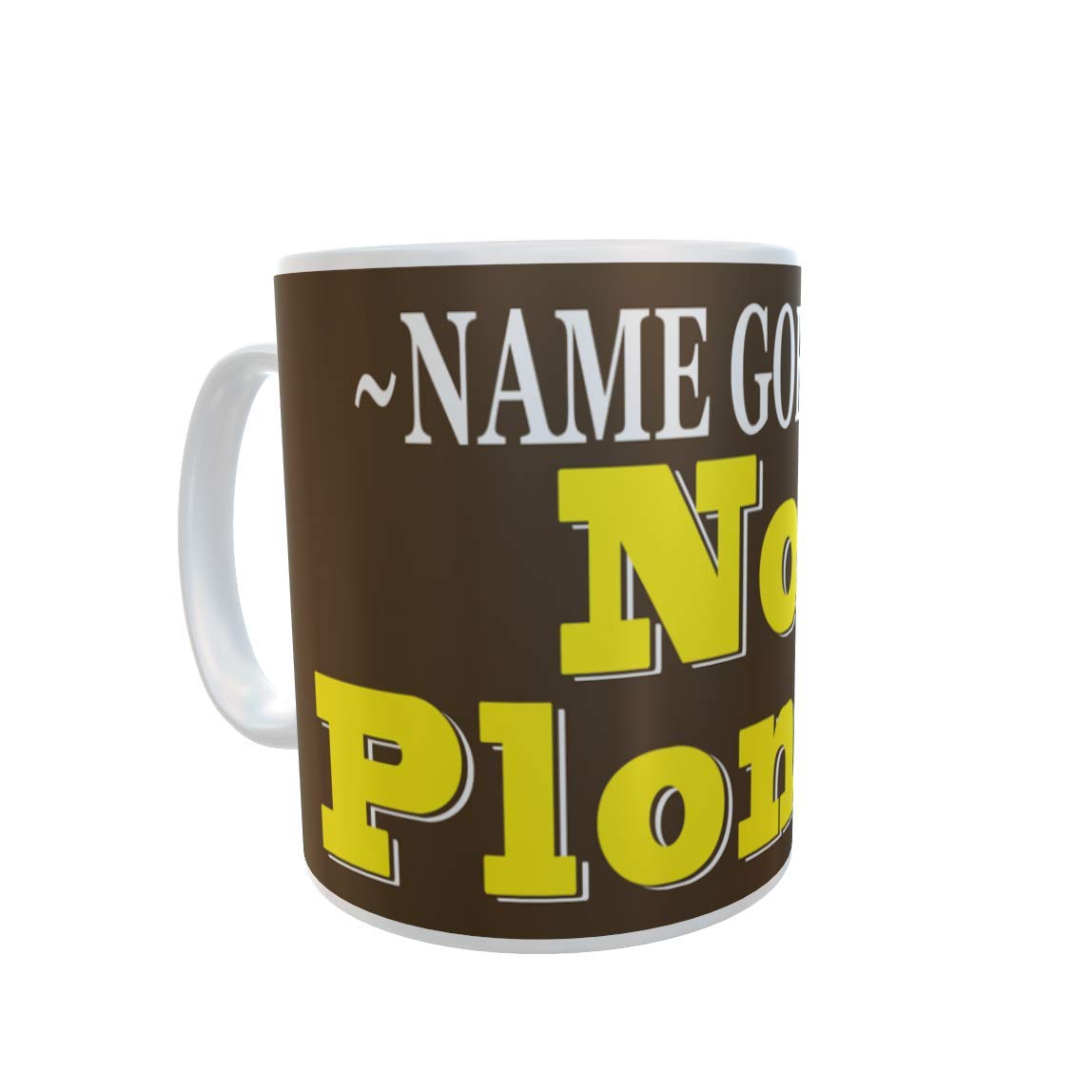 No. 1 Plonker Personalised Ceramic Gift Mug