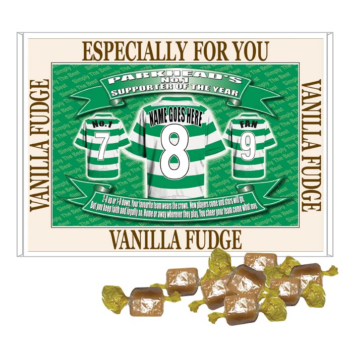 The Celts Football Shirt Personalised Gift Boxed Sweets