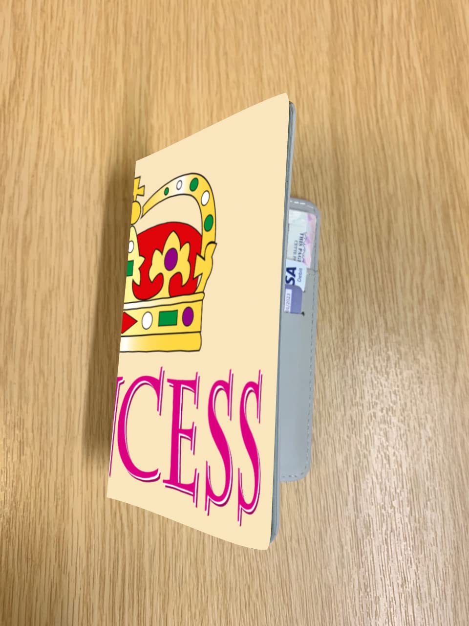 Princess Travel Passport Case Holder Gift