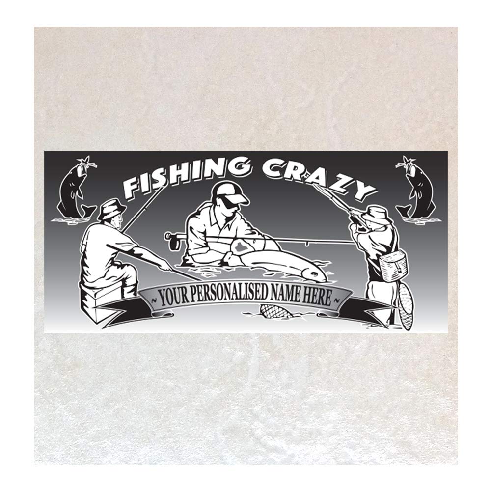 Fishing Crazy Personalised Sports and Hobby Gift Mug