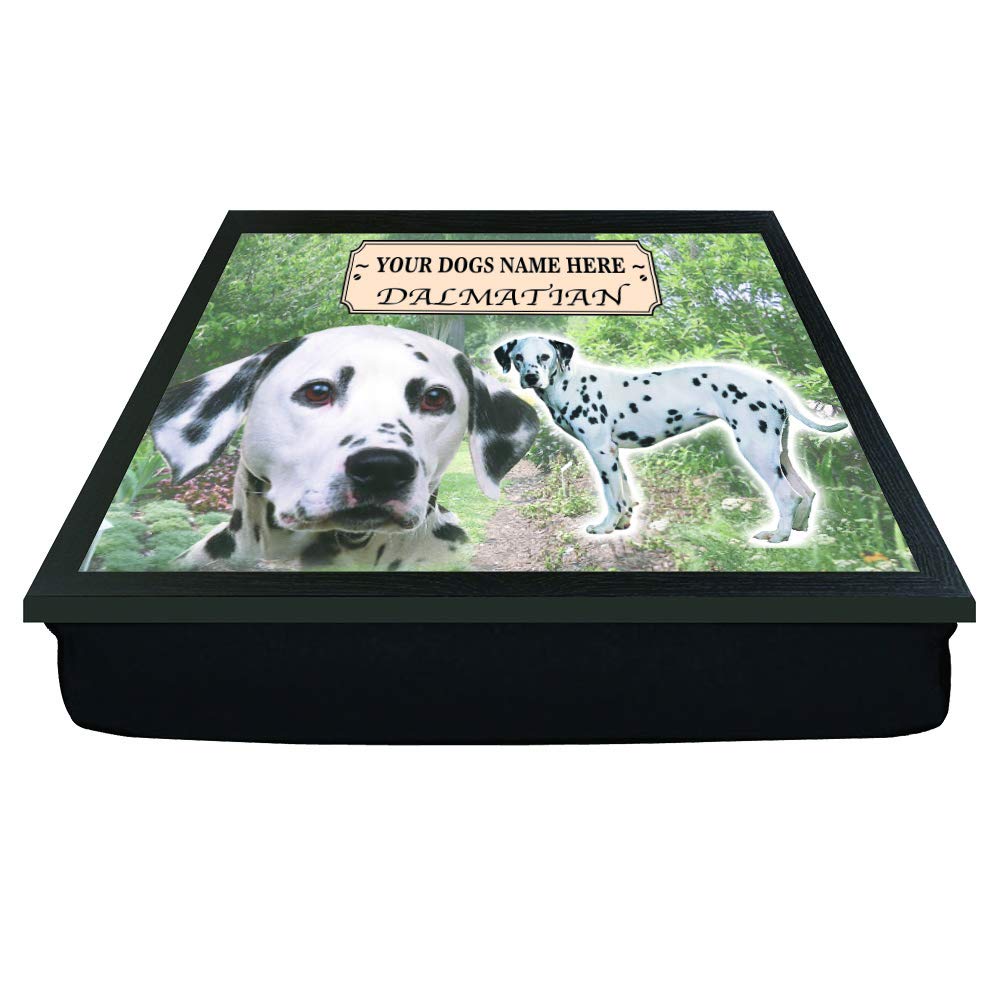 Dalmatian Personalised Dog Breed Gift Lap Tray