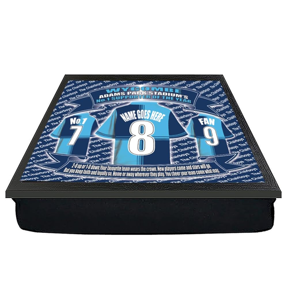 Wycombe Football Club Personalised Shirt Lap Tray And Mug Gift Set