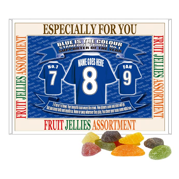 The Pensioners Football Shirt Personalised Gift Boxed Sweets