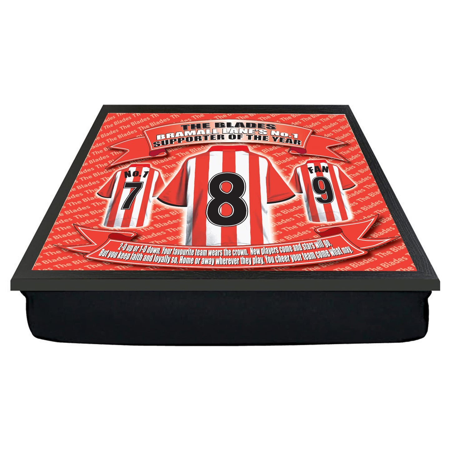 Sheffield U Football Shirt Lap Tray Gift