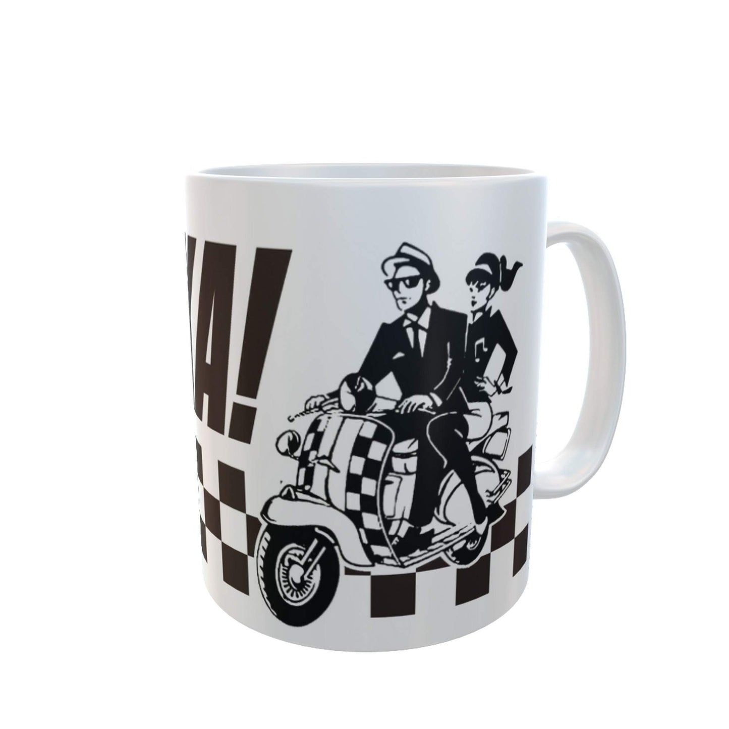 SKA Scooter & Dancer Ceramic Mug Gift