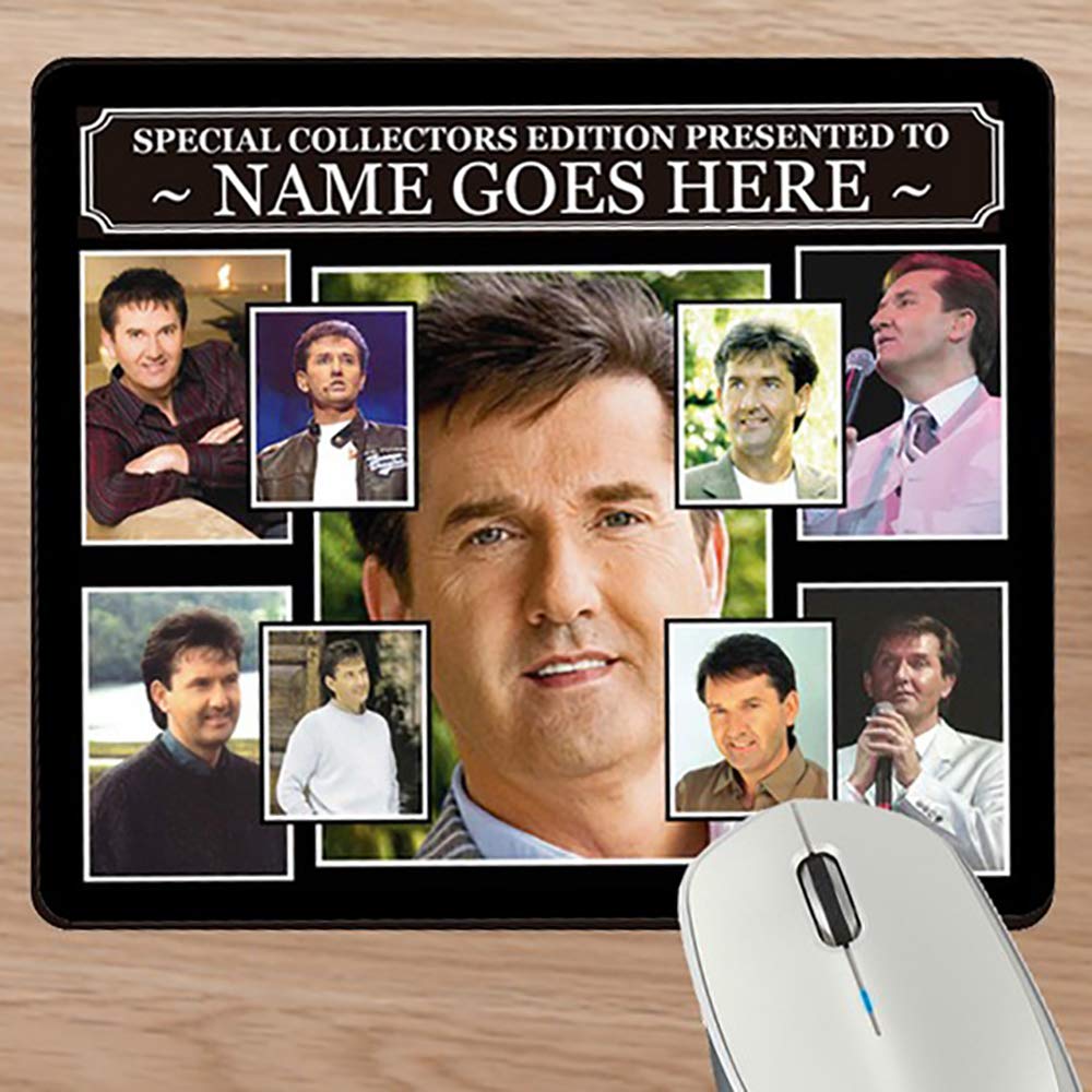 Daniel O'Donnell Personalised Icon Mouse Mat Gift