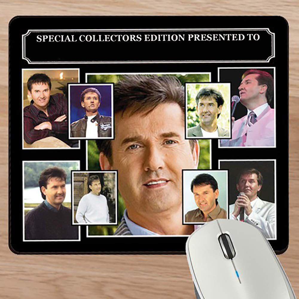 Daniel O'Donnell Personalised Icon Mouse Mat Gift
