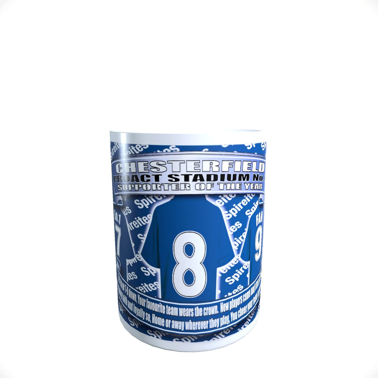 Chesterfield Football Shirt Ceramic Money Box Gift
