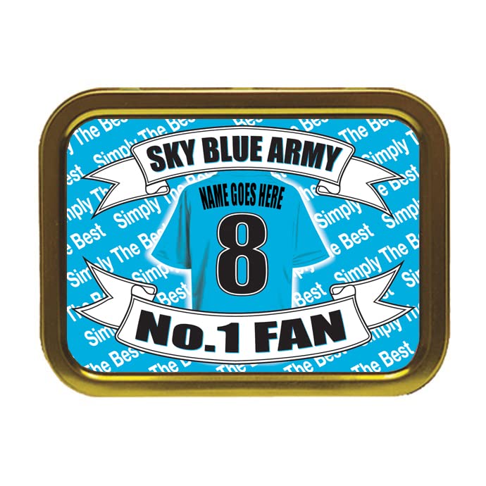 Coventry Football Shirt Personalised Tobacco Storage Tin & Products