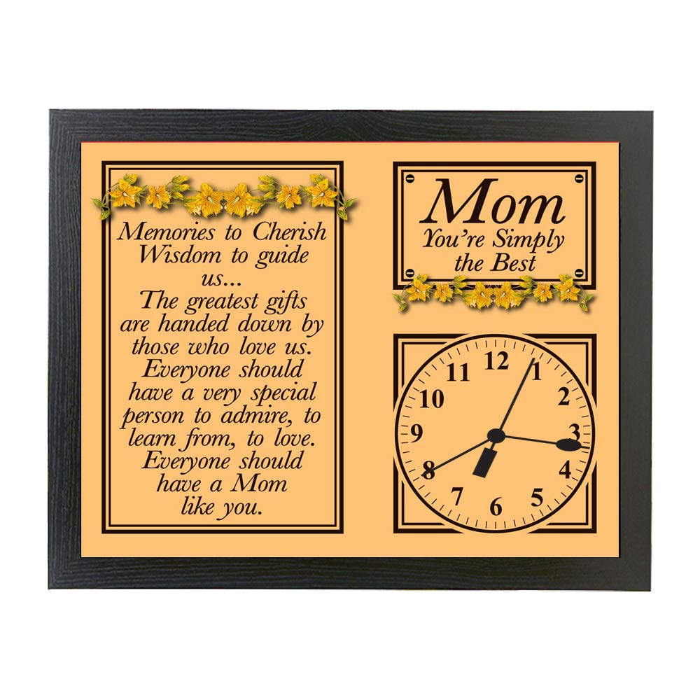 My Special Mom Poem Gift Clock