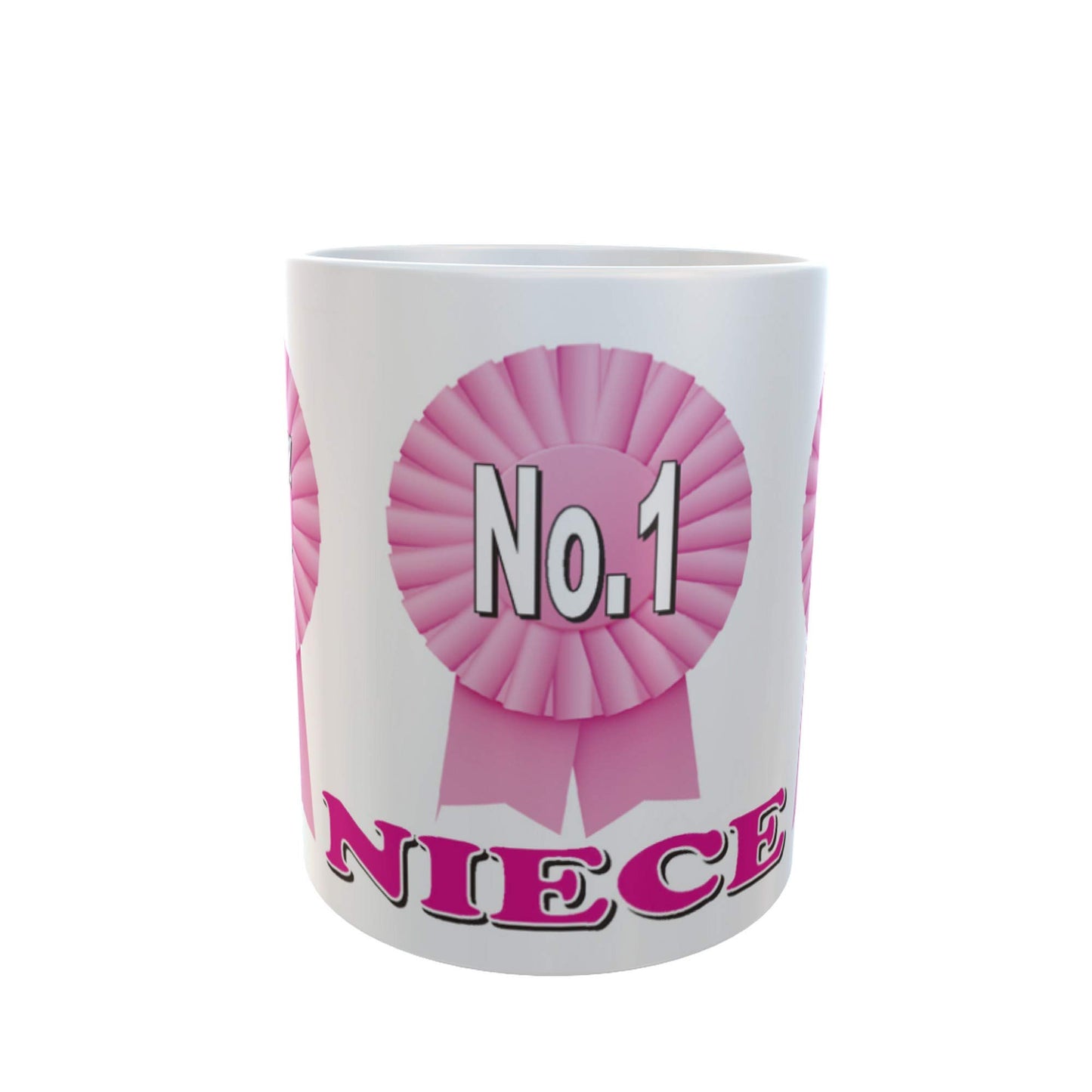Simply The Best Niece Ceramic Rosette Gift Mug