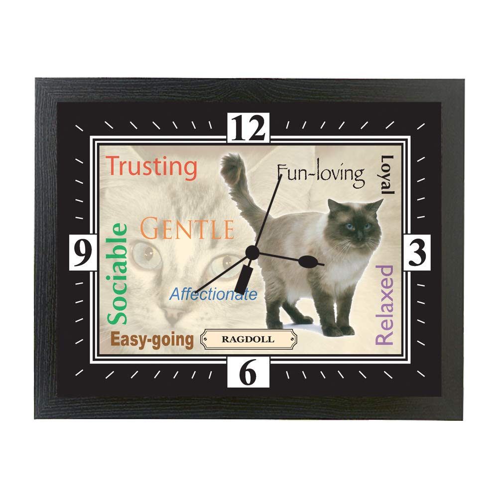 Ragdoll Cat Breed Gift Clock