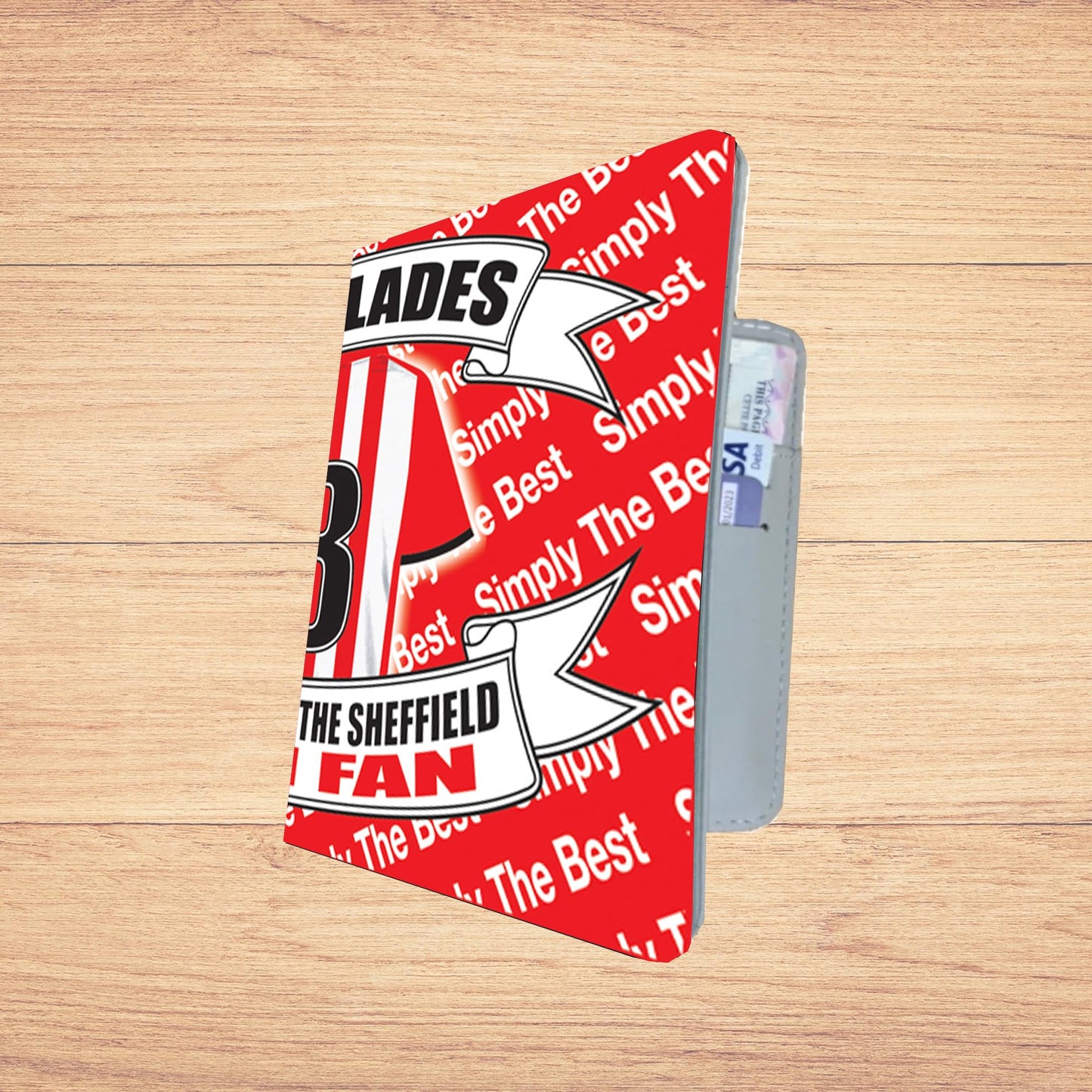 Sheffield U Football Team Shirt Travel Passport Holder Wallet Case Gift Present