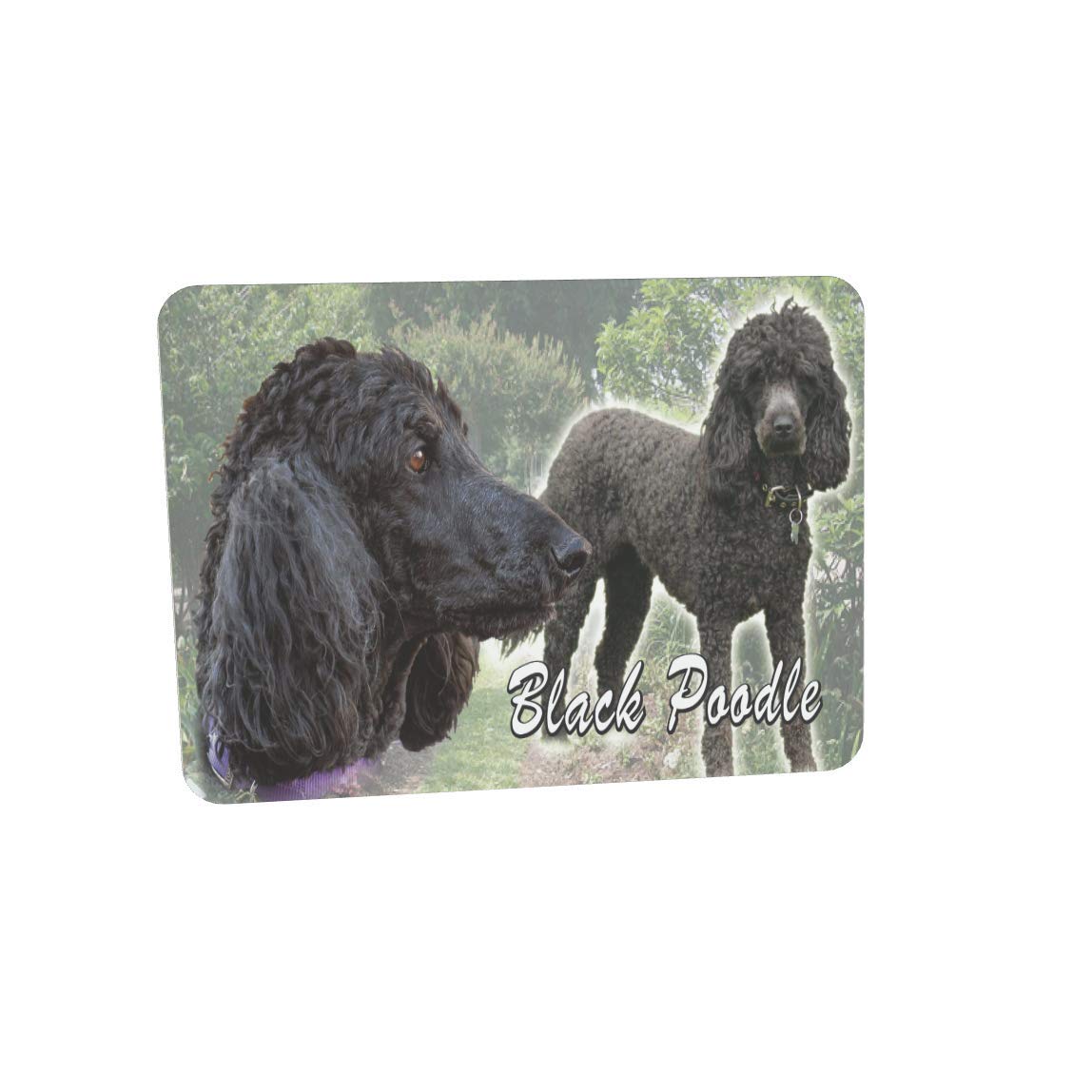 Black Poodle Dog Breed Mouse Mat Gift