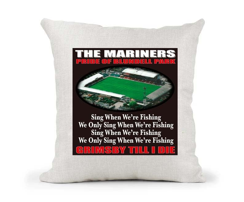 Grimsby Football Anthem Song Chant Cushion Cover Gift