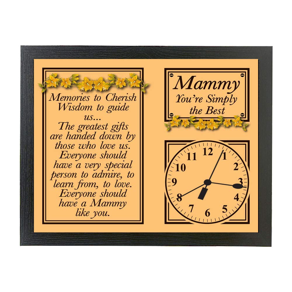 My Special Mammy Poem Gift Clock