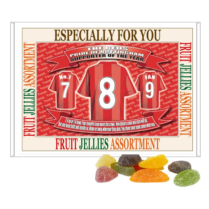 Notts Forest Football Shirt Gift Boxed Sweets