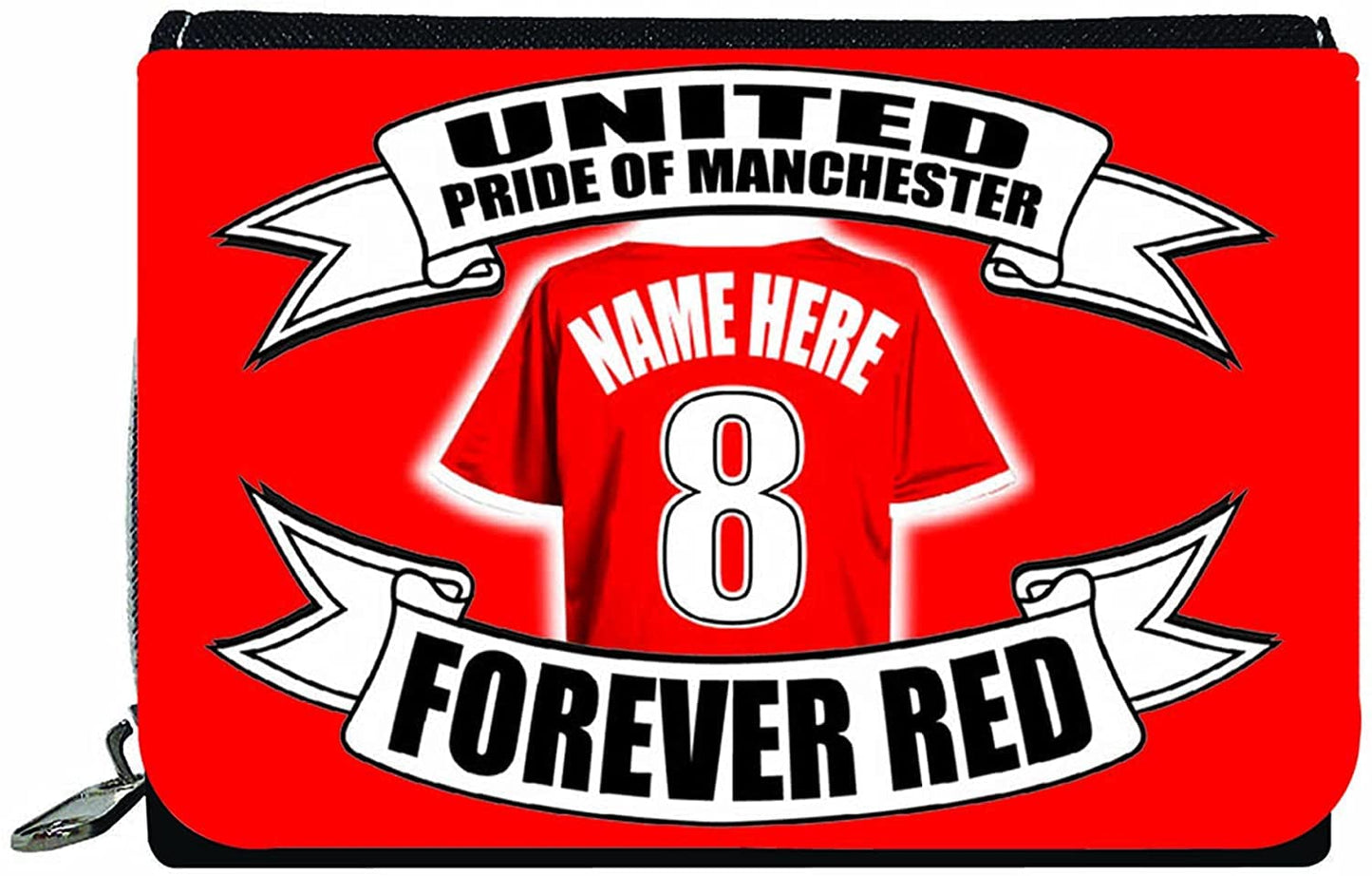 Manchester Reds Personalised Football Shirt Gift Purse