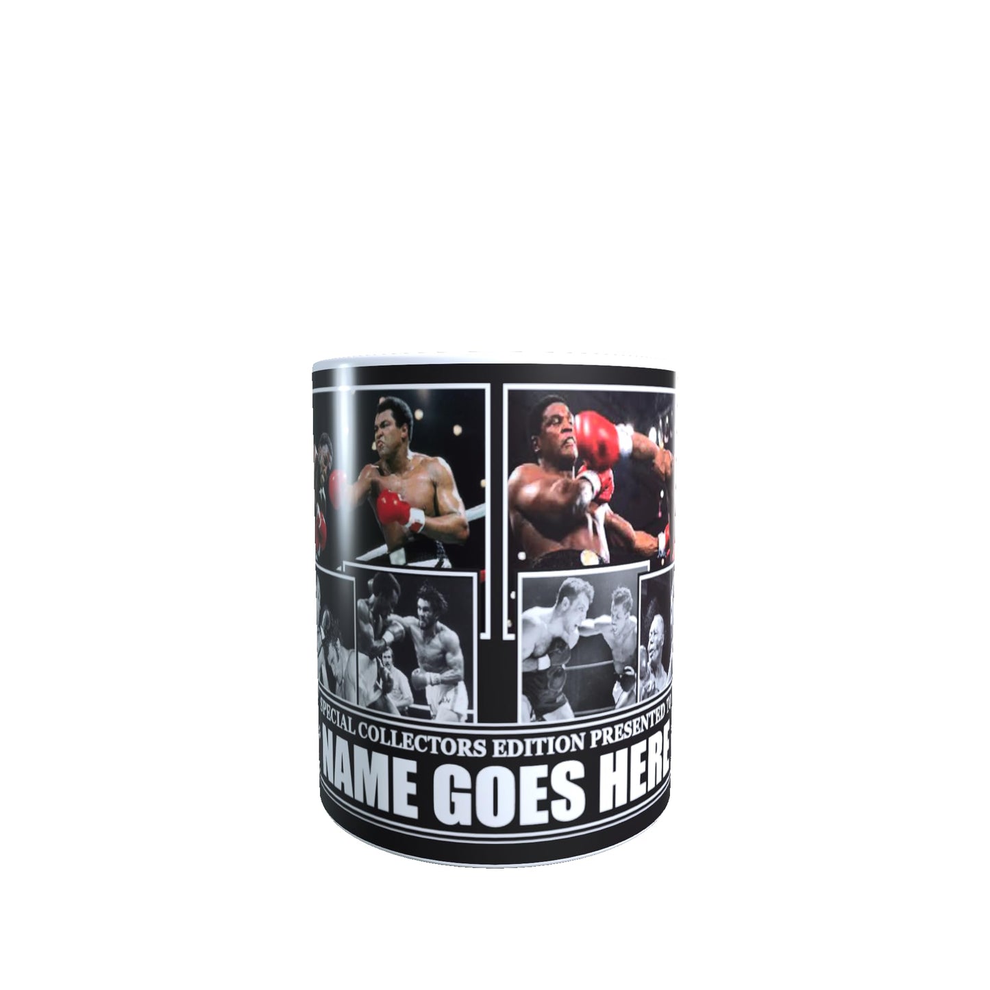 The Greatest Boxing Icon Legends Personalised Ceramic Mug with Choice of Sweets Gift