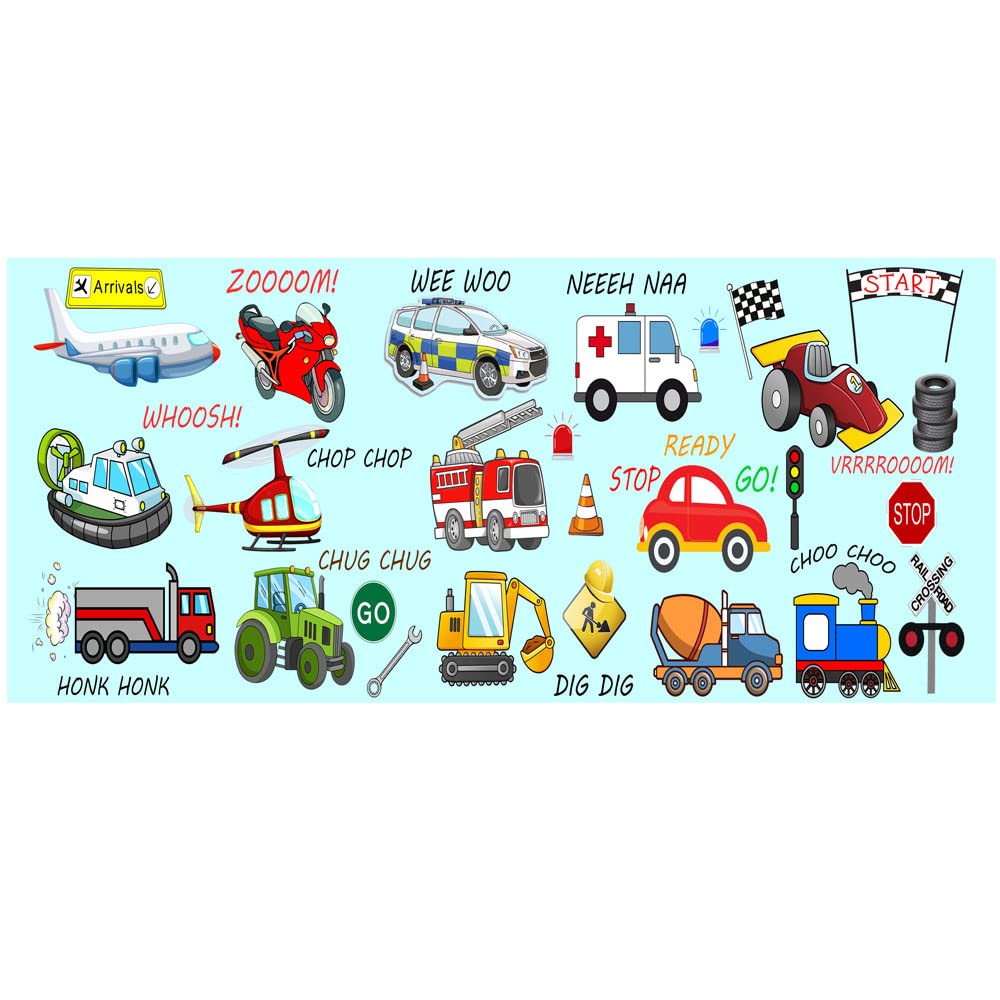 Fun Cartoon Vehicle Money Box Gift Blue