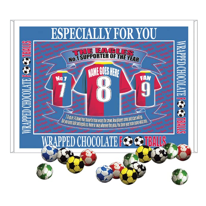 Crystal - Glaziers Football Shirt Personalised Gift Boxed Sweets
