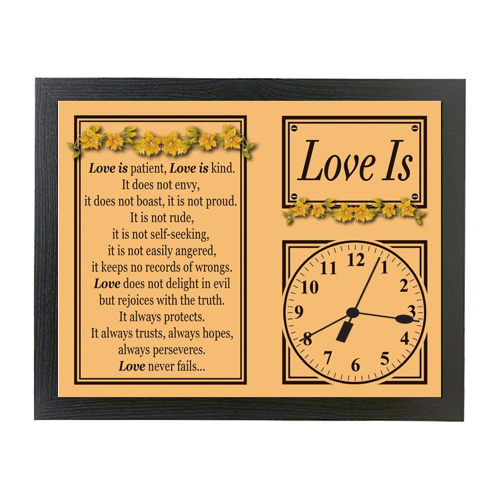 Love Is Poem Gift Clock