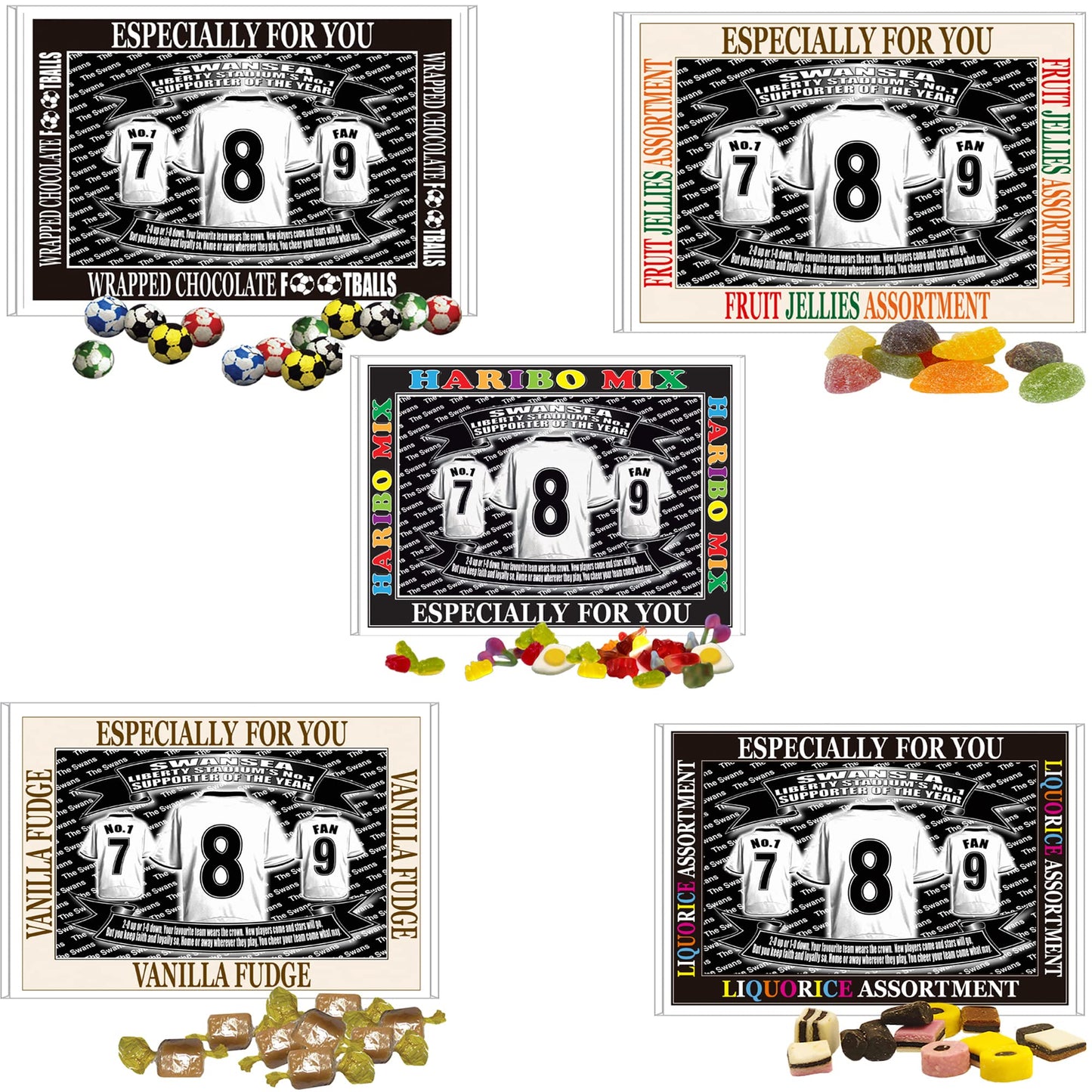 Swansea Football Shirt Gift Boxed Sweets
