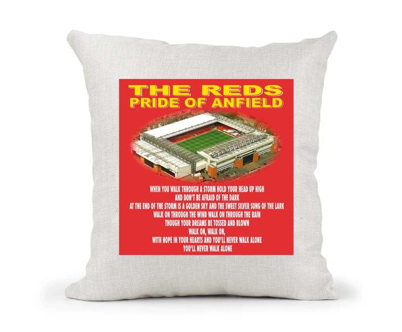 The Reds Team-Liverpool Football Anthem Song Chant Cushion Cover Gift
