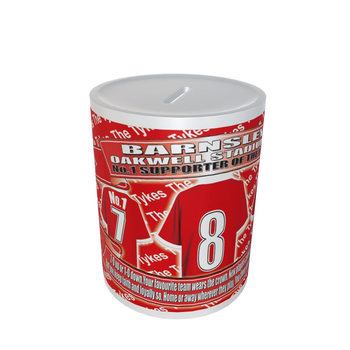 Barnsley Football Shirt Ceramic Money Box Gift