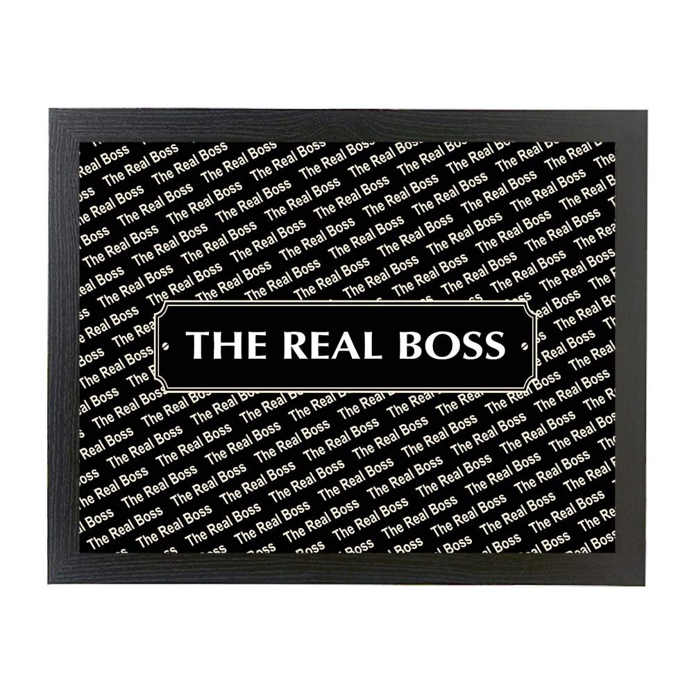 The Real Boss Lap Tray in black Gift