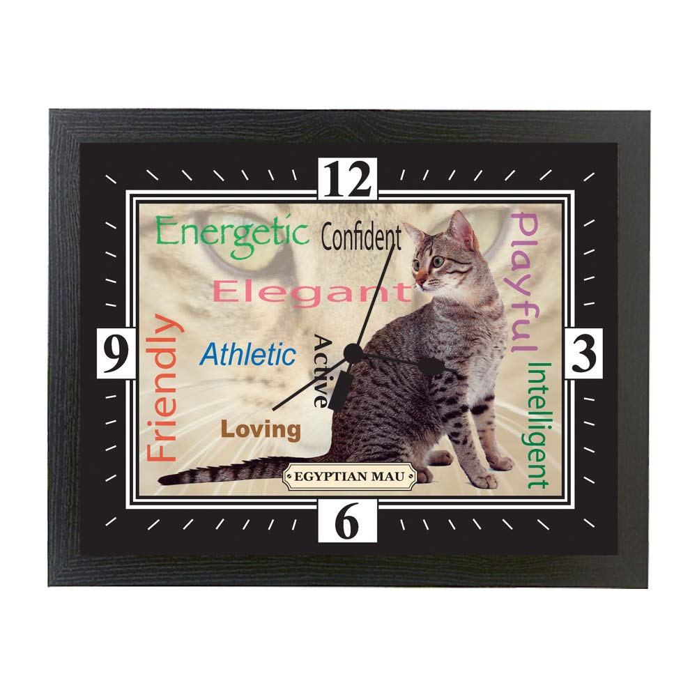 Egyptian Mau Cat Breed Gift Clock