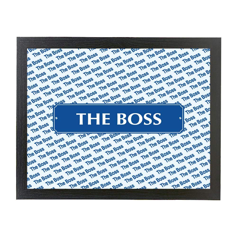 The Boss Lap Tray in blue Gift