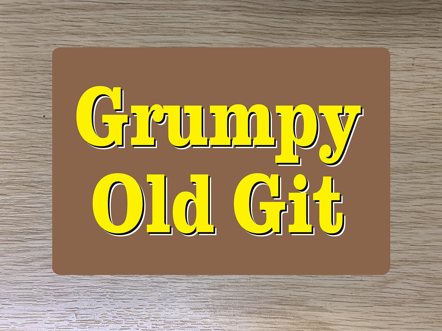 Grumpy Old Git Travel Passport Holder Case Gift Present