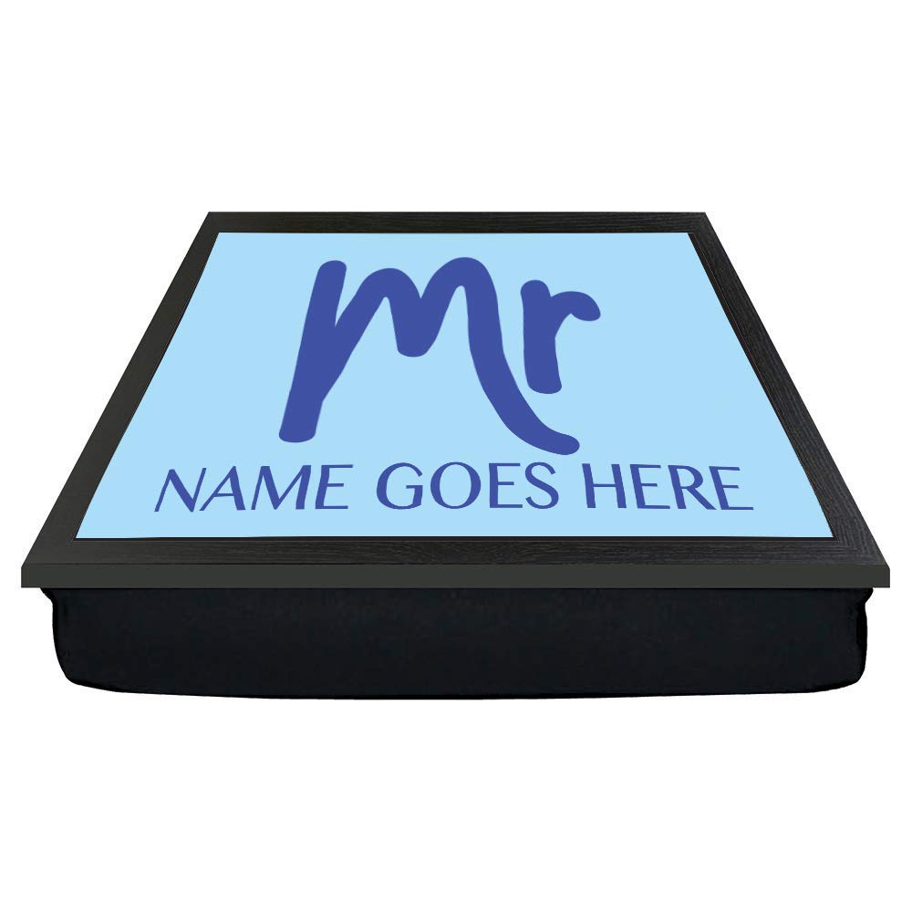 Mr & Mrs Personalised Couples, Marriage, Relationship Lap Tray Gift (Set of 2)