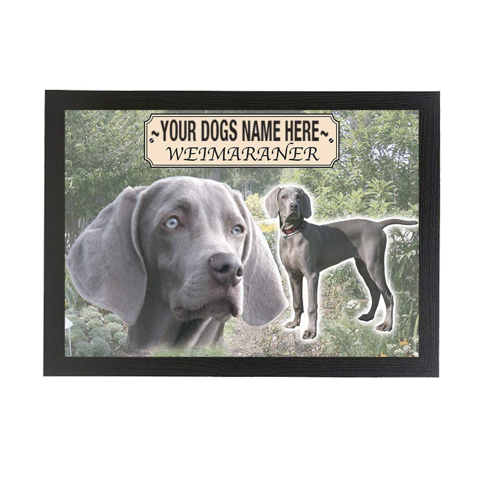 Weimaraner Personalised Dog Breed Gift Lap Tray