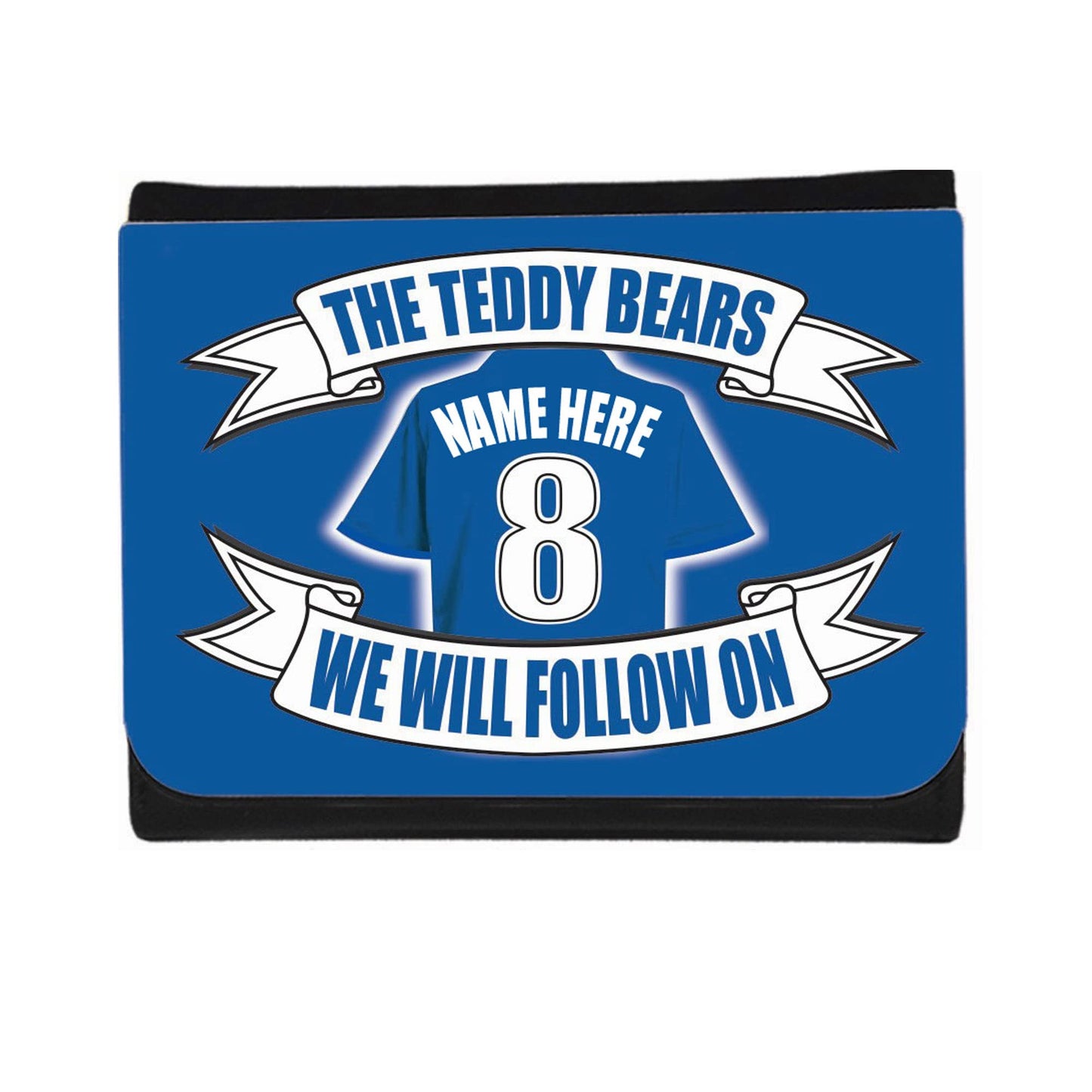 Glasgow The Teddy Bears Personalised Football Shirt Wallet Gift Team-Rangers