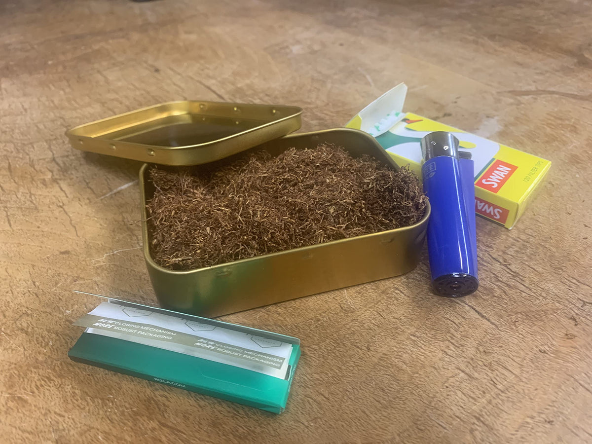 Afghan Hound Dog Breed Personalised Tobacco Tin & Products Gift Set