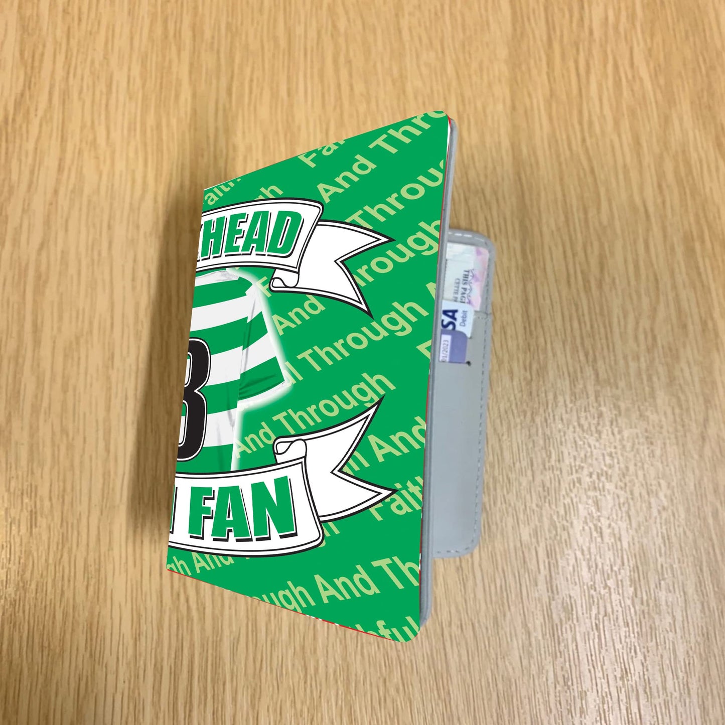 The Celts Football Shirt Travel Passport Case Holder Gift Team-Celtic