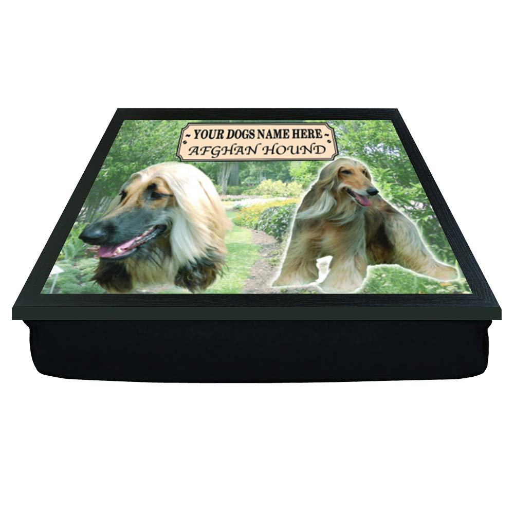 Afghan Hound Personalised Dog Breed Gift Lap Tray
